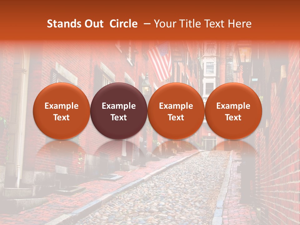 Beacon Hill, Boston PowerPoint Template