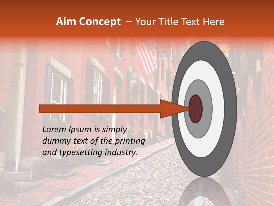 Beacon Hill, Boston PowerPoint Template
