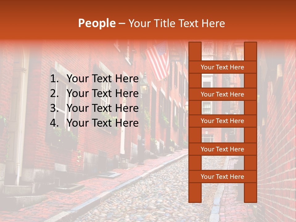 Beacon Hill, Boston PowerPoint Template