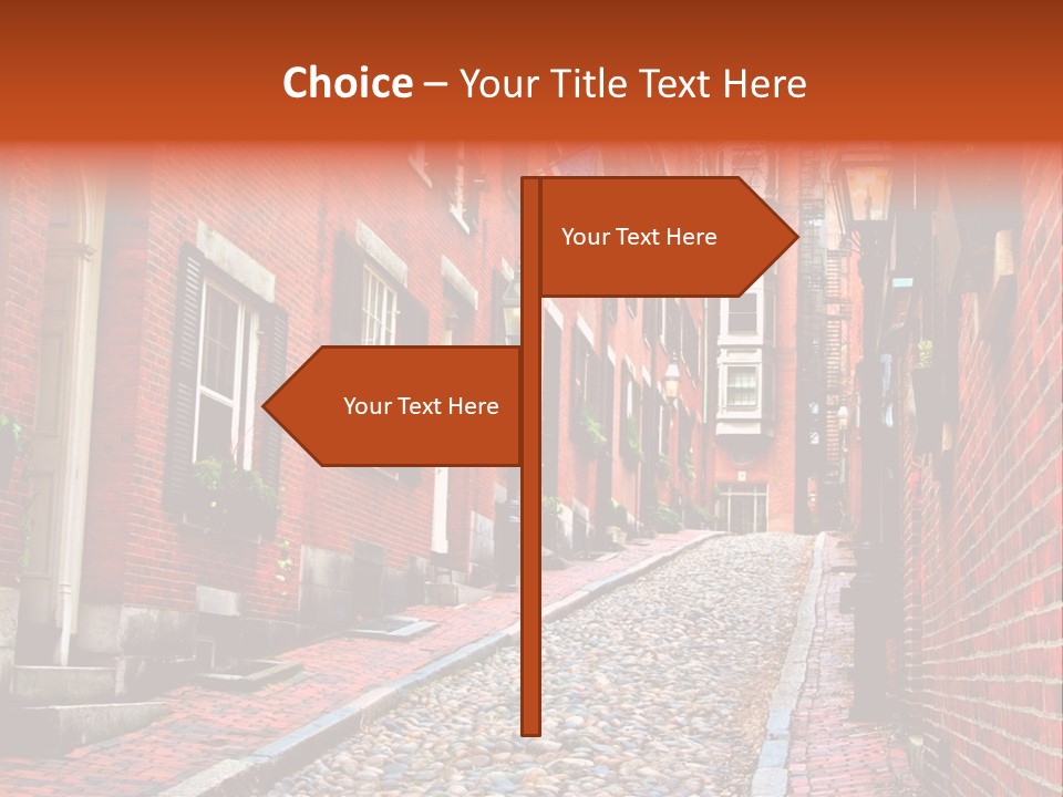 Beacon Hill, Boston PowerPoint Template