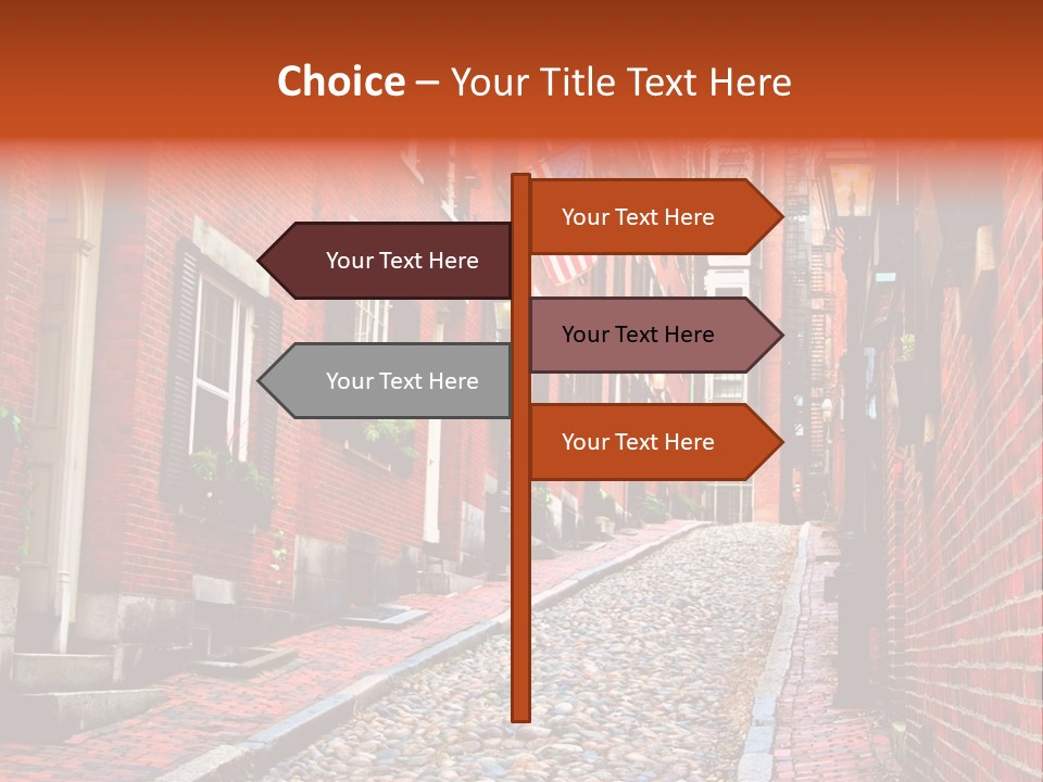 Beacon Hill, Boston PowerPoint Template