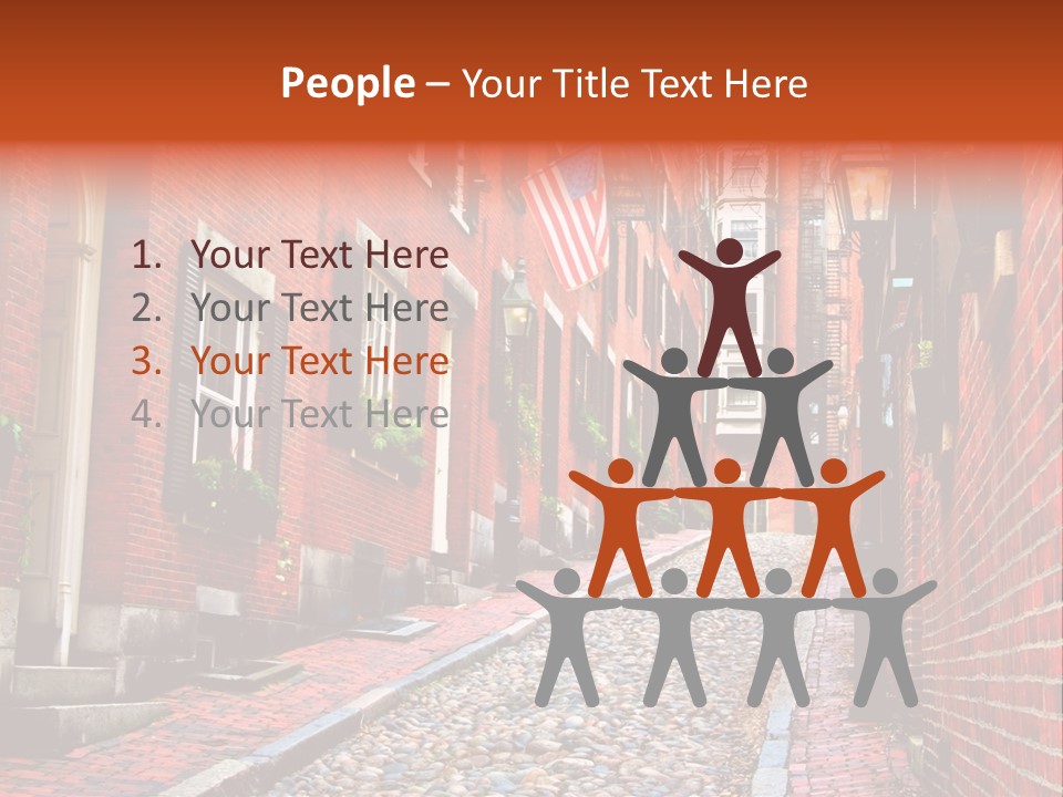 Beacon Hill, Boston PowerPoint Template