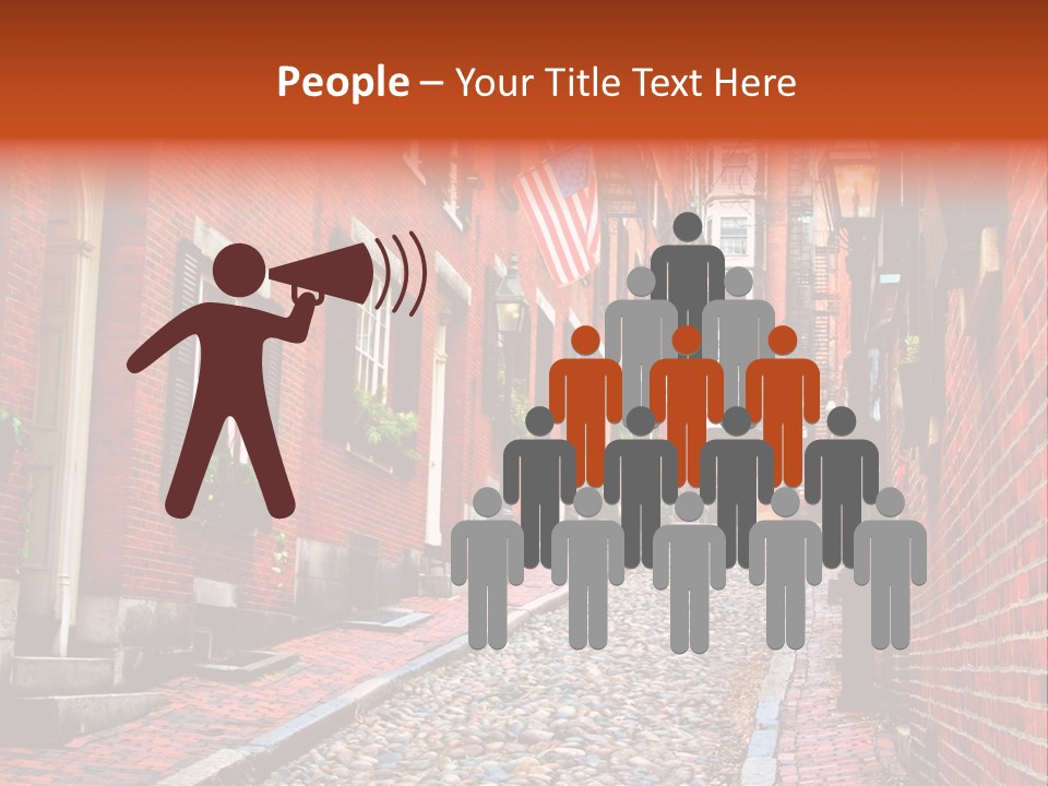 Beacon Hill, Boston PowerPoint Template