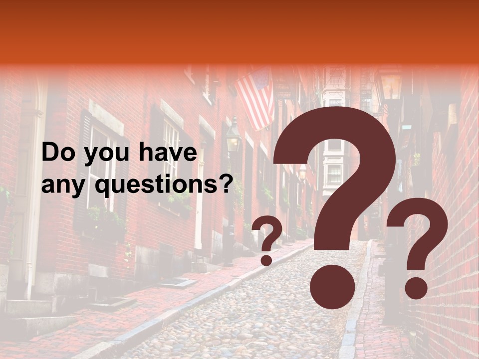 Beacon Hill, Boston PowerPoint Template