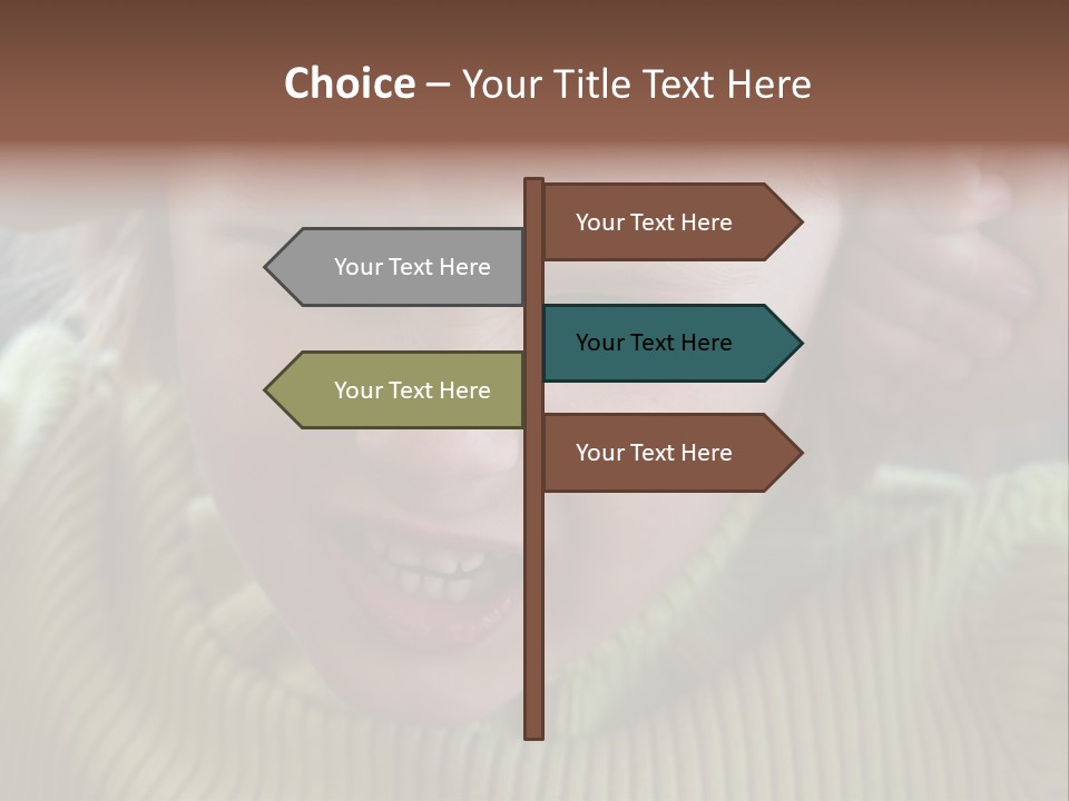 Angry Girl PowerPoint Template