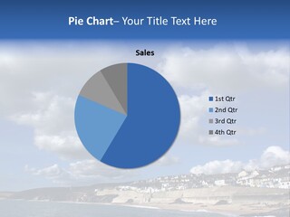 Porthleven, Cornwall, Uk With A Great Sky. PowerPoint Template