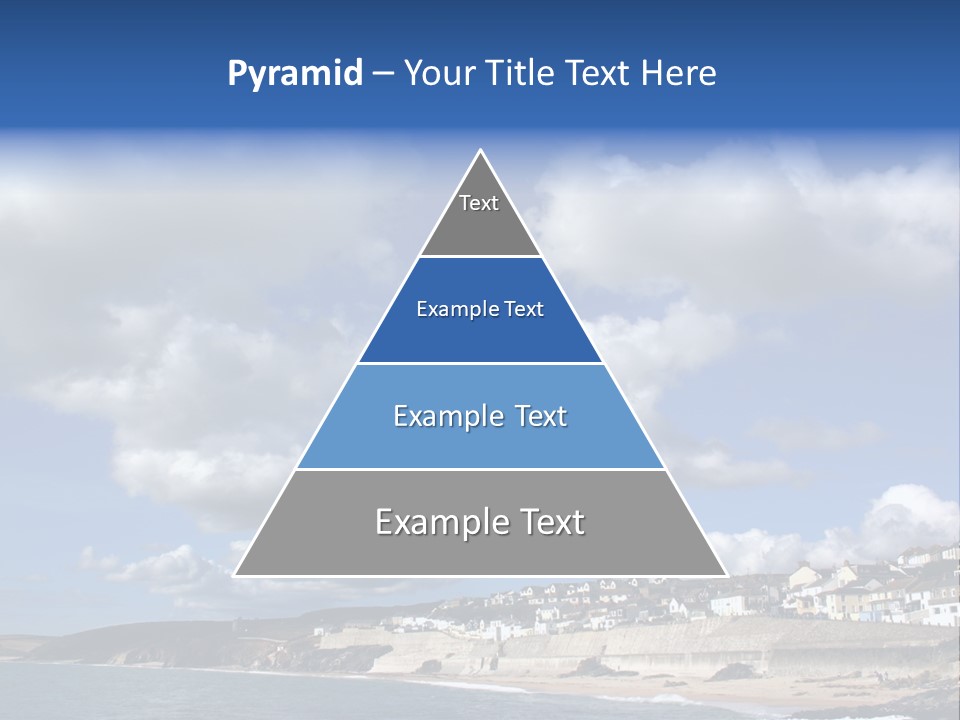 Porthleven, Cornwall, Uk With A Great Sky. PowerPoint Template