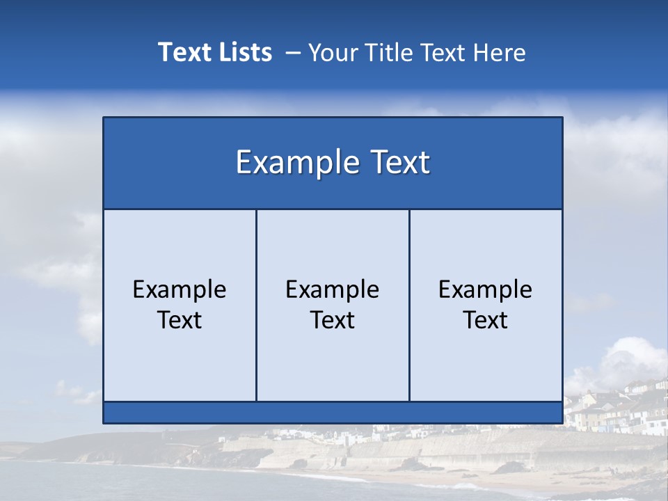 Porthleven, Cornwall, Uk With A Great Sky. PowerPoint Template