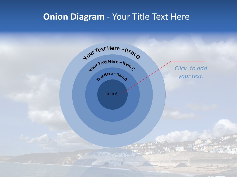 Porthleven, Cornwall, Uk With A Great Sky. PowerPoint Template