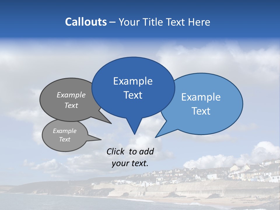 Porthleven, Cornwall, Uk With A Great Sky. PowerPoint Template