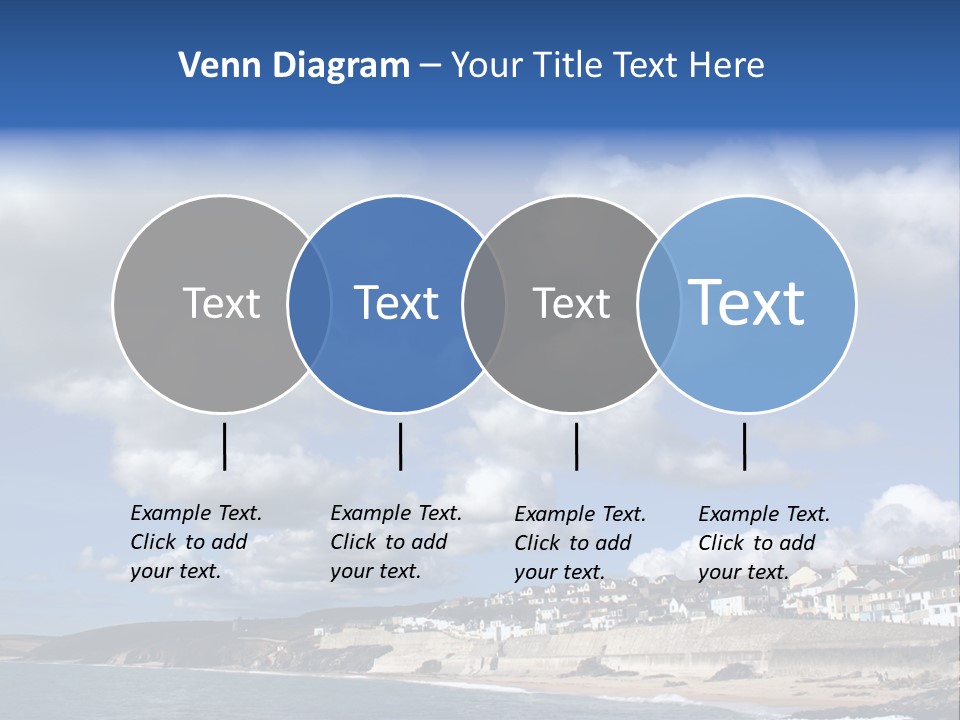 Porthleven, Cornwall, Uk With A Great Sky. PowerPoint Template