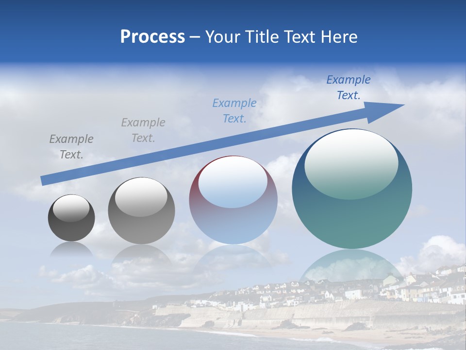 Porthleven, Cornwall, Uk With A Great Sky. PowerPoint Template