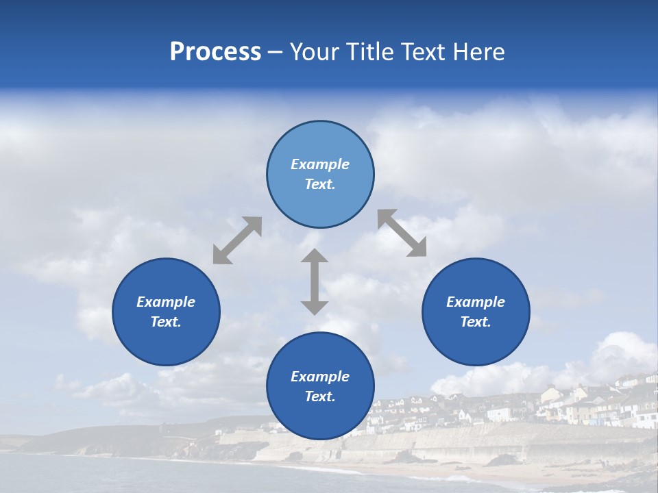 Porthleven, Cornwall, Uk With A Great Sky. PowerPoint Template
