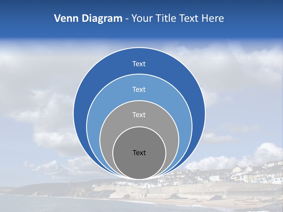 Porthleven, Cornwall, Uk With A Great Sky. PowerPoint Template