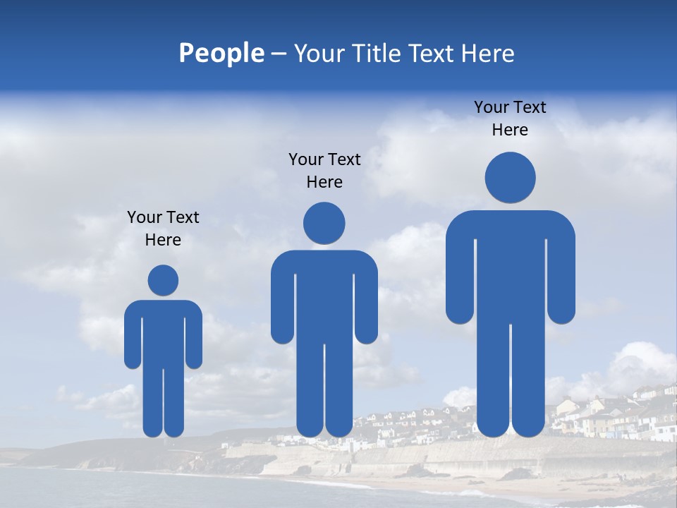 Porthleven, Cornwall, Uk With A Great Sky. PowerPoint Template