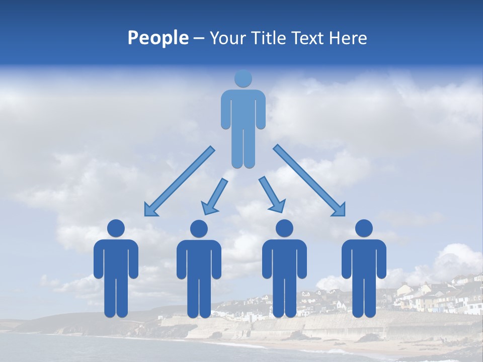 Porthleven, Cornwall, Uk With A Great Sky. PowerPoint Template