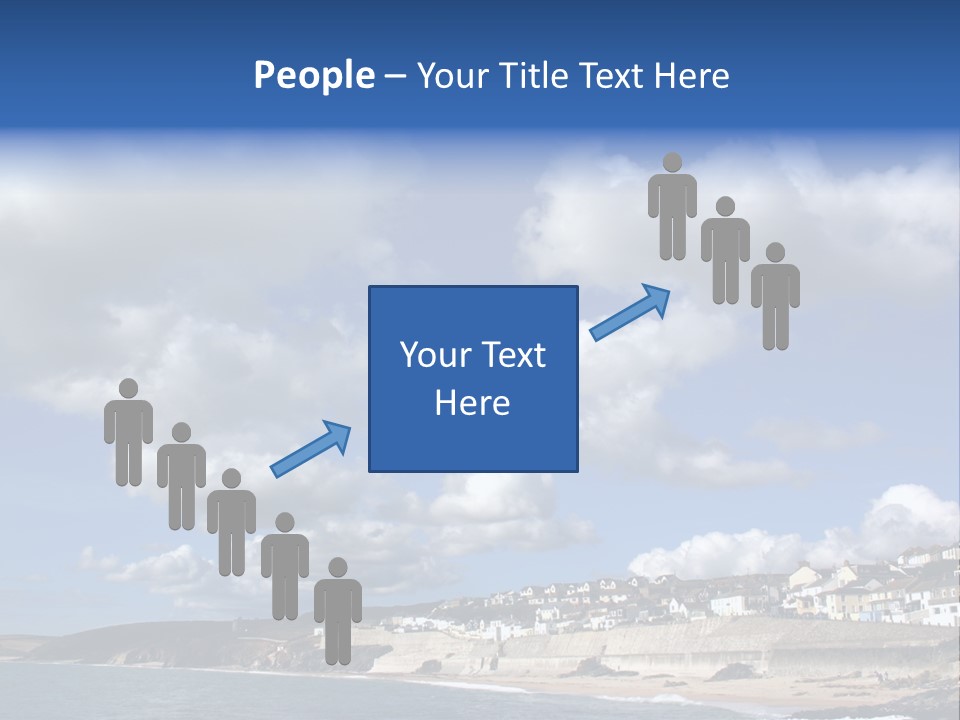 Porthleven, Cornwall, Uk With A Great Sky. PowerPoint Template