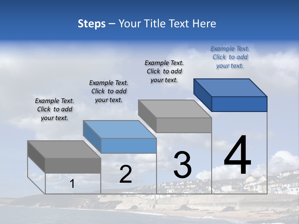 Porthleven, Cornwall, Uk With A Great Sky. PowerPoint Template