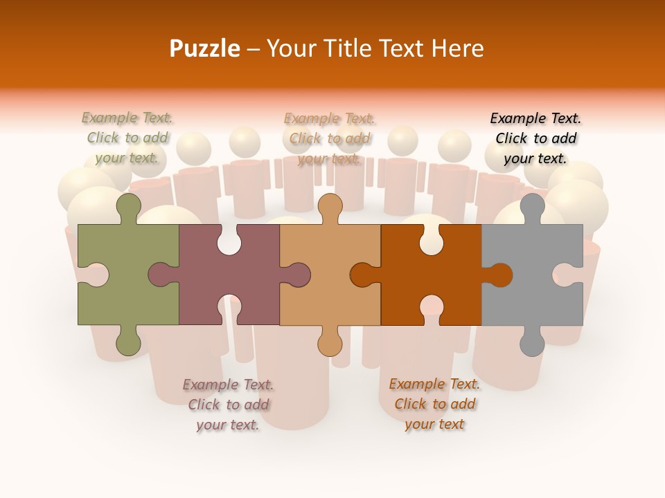 Symbolic Team #4 PowerPoint Template