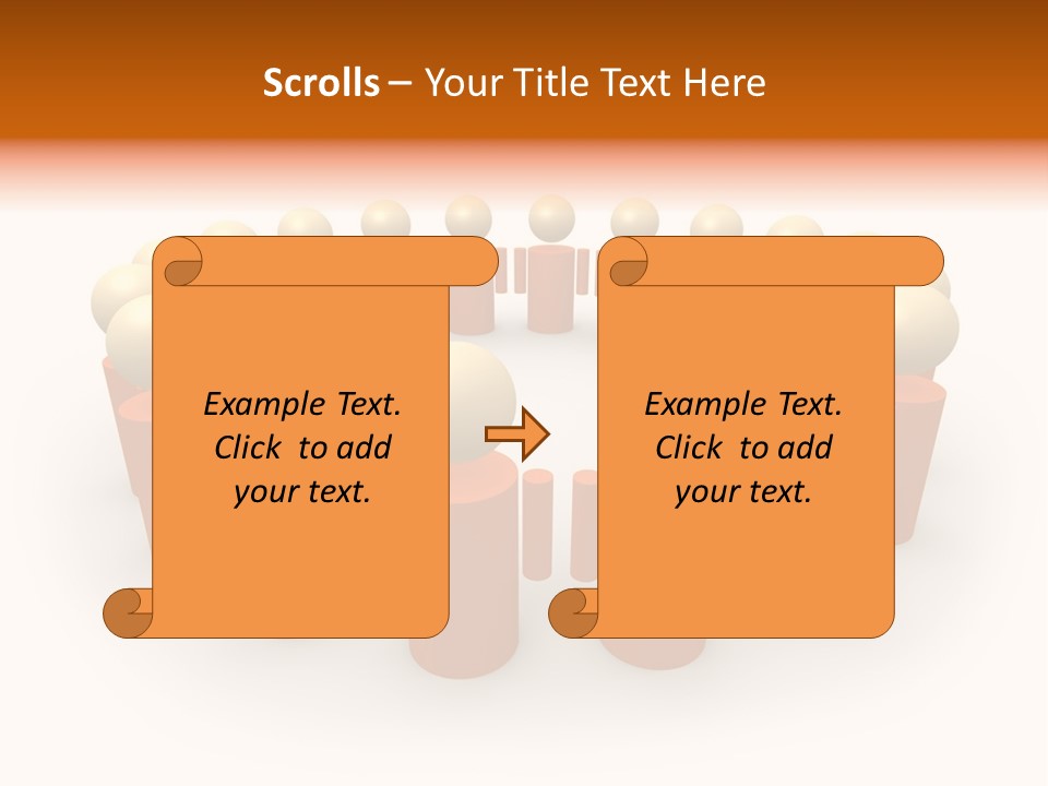 Symbolic Team #4 PowerPoint Template