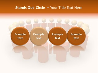 Symbolic Team #4 PowerPoint Template