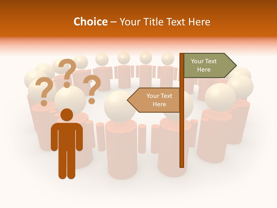 Symbolic Team #4 PowerPoint Template