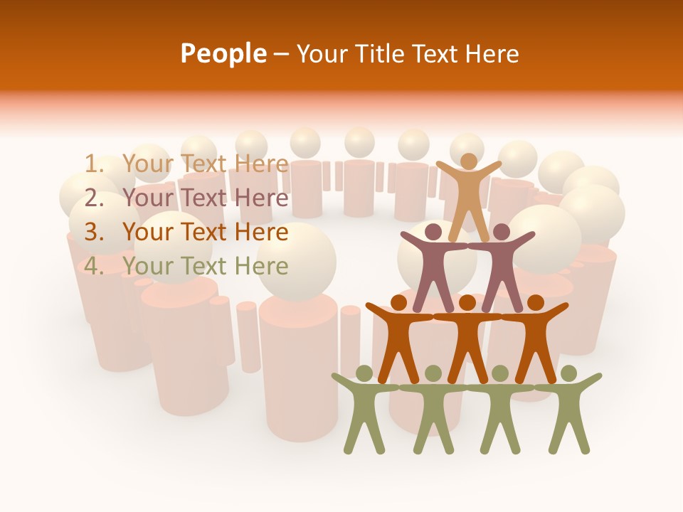 Symbolic Team #4 PowerPoint Template