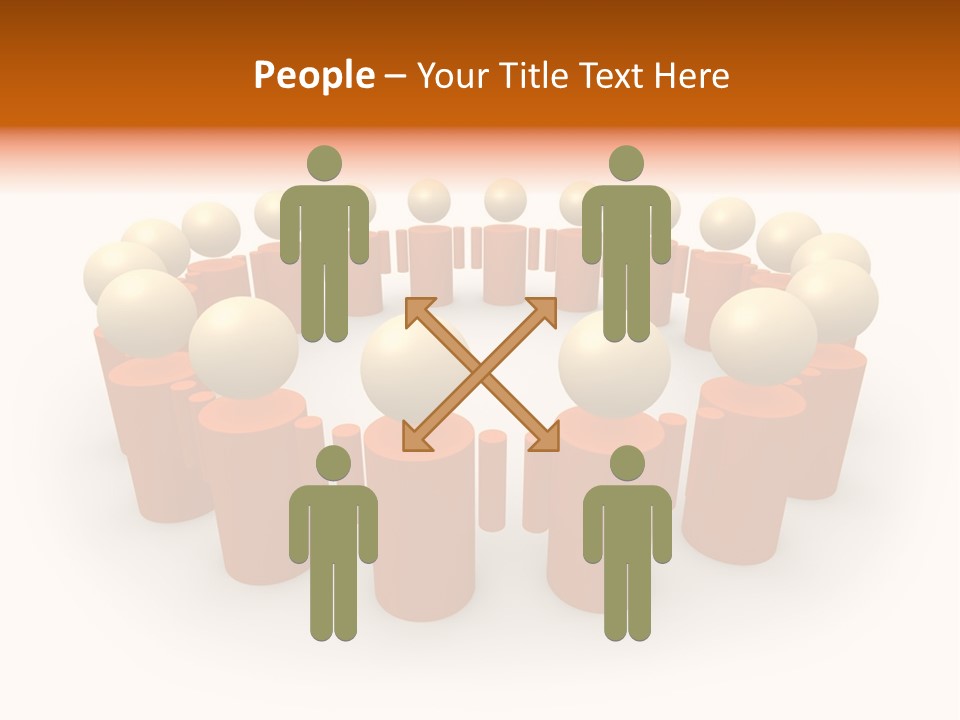 Symbolic Team #4 PowerPoint Template