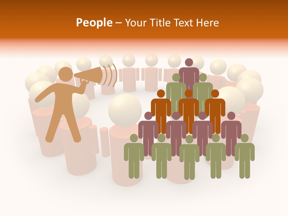 Symbolic Team #4 PowerPoint Template