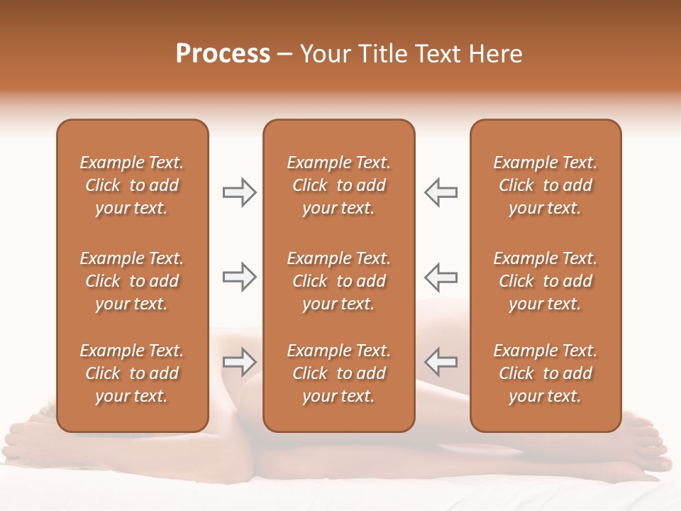 Woman Asleep In A Ball With White Background PowerPoint Template