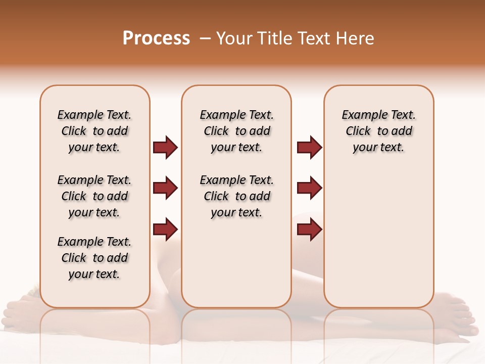 Woman Asleep In A Ball With White Background PowerPoint Template