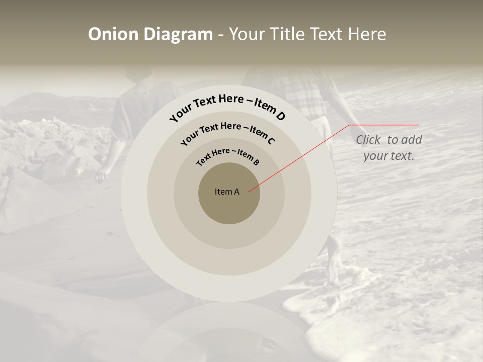 Retired Couple On Beach Series. Series1Rc PowerPoint Template