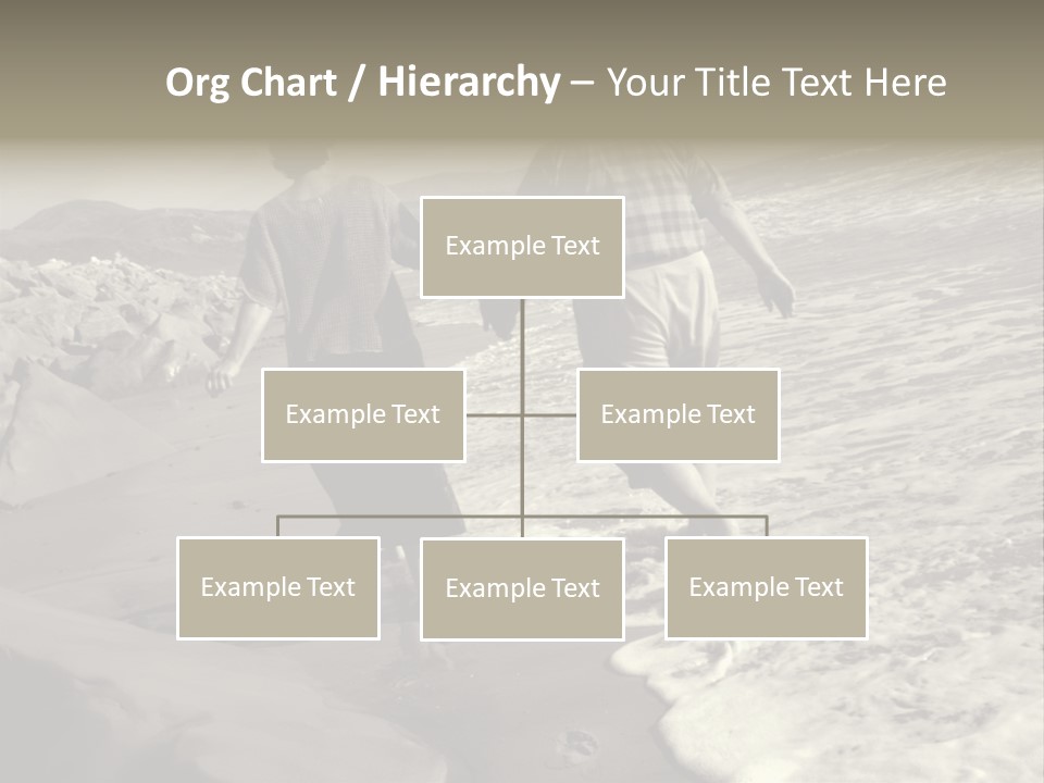 Retired Couple On Beach Series. Series1Rc PowerPoint Template