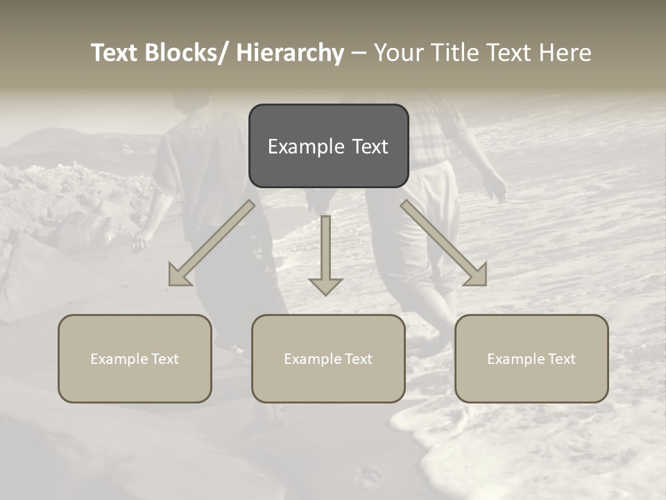 Retired Couple On Beach Series. Series1Rc PowerPoint Template