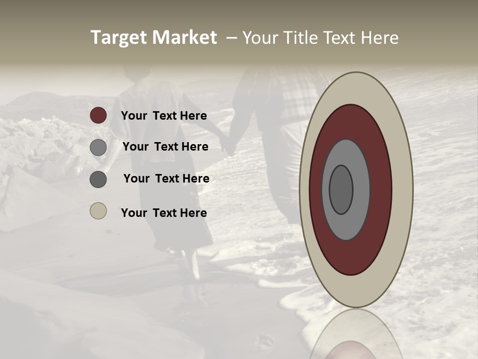 Retired Couple On Beach Series. Series1Rc PowerPoint Template