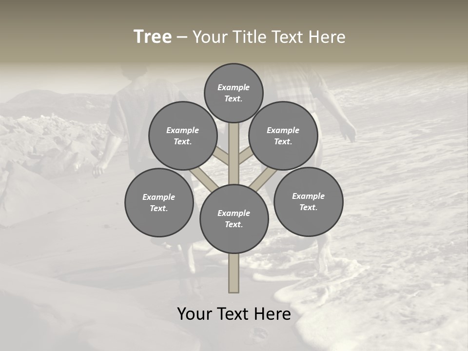 Retired Couple On Beach Series. Series1Rc PowerPoint Template