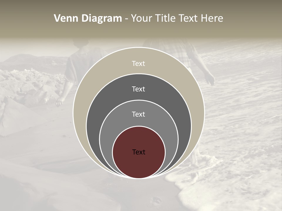 Retired Couple On Beach Series. Series1Rc PowerPoint Template