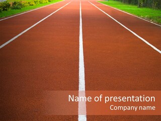 Race Track PowerPoint Template