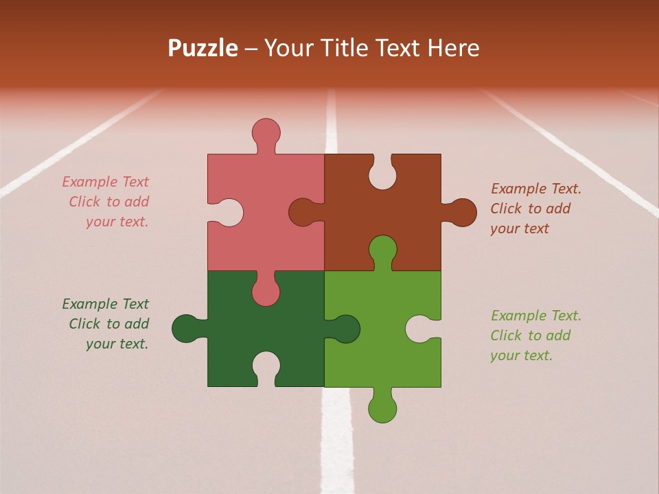 Race Track PowerPoint Template