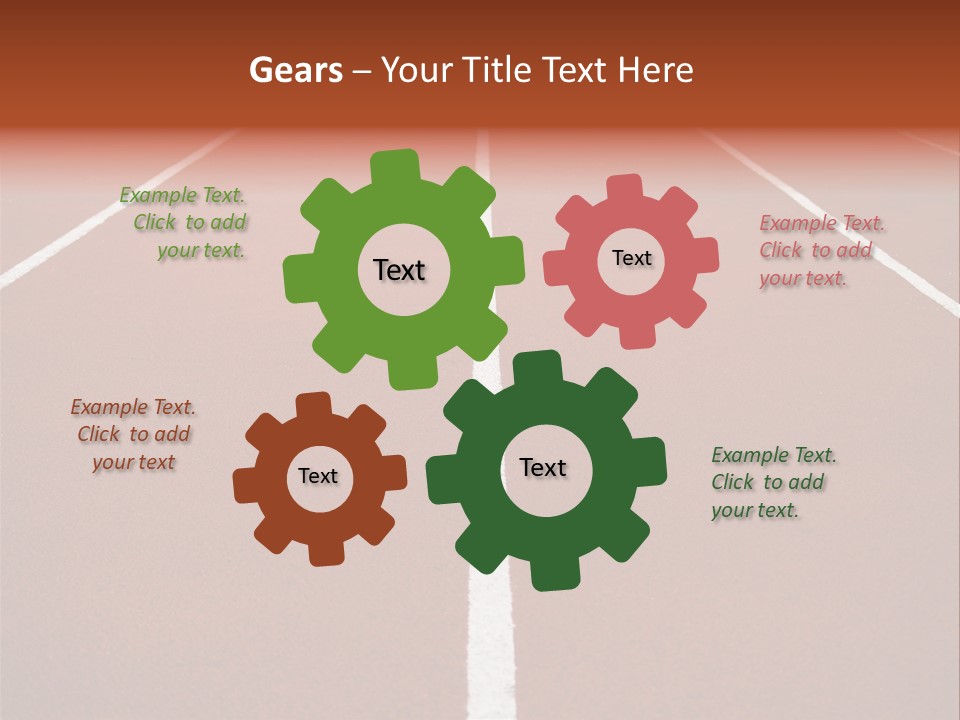 Race Track PowerPoint Template