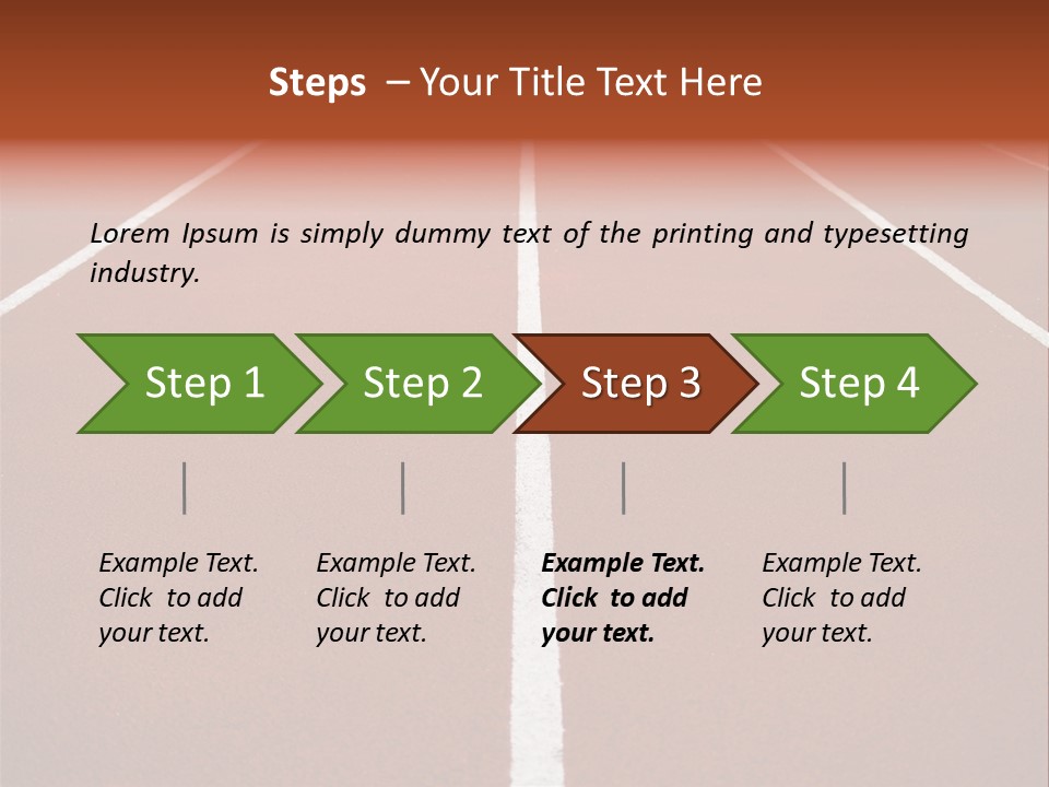 Race Track PowerPoint Template