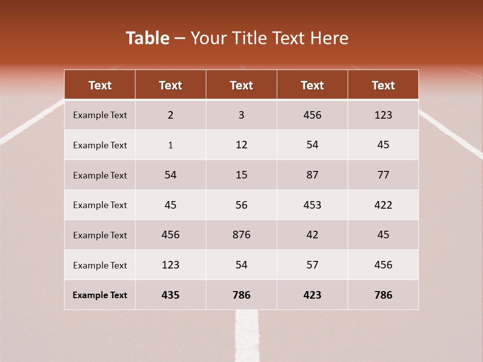 Race Track PowerPoint Template