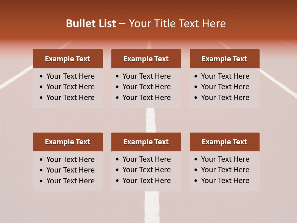 Race Track PowerPoint Template