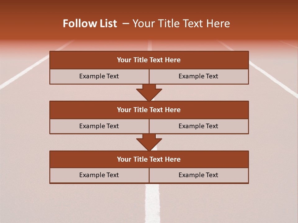Race Track PowerPoint Template