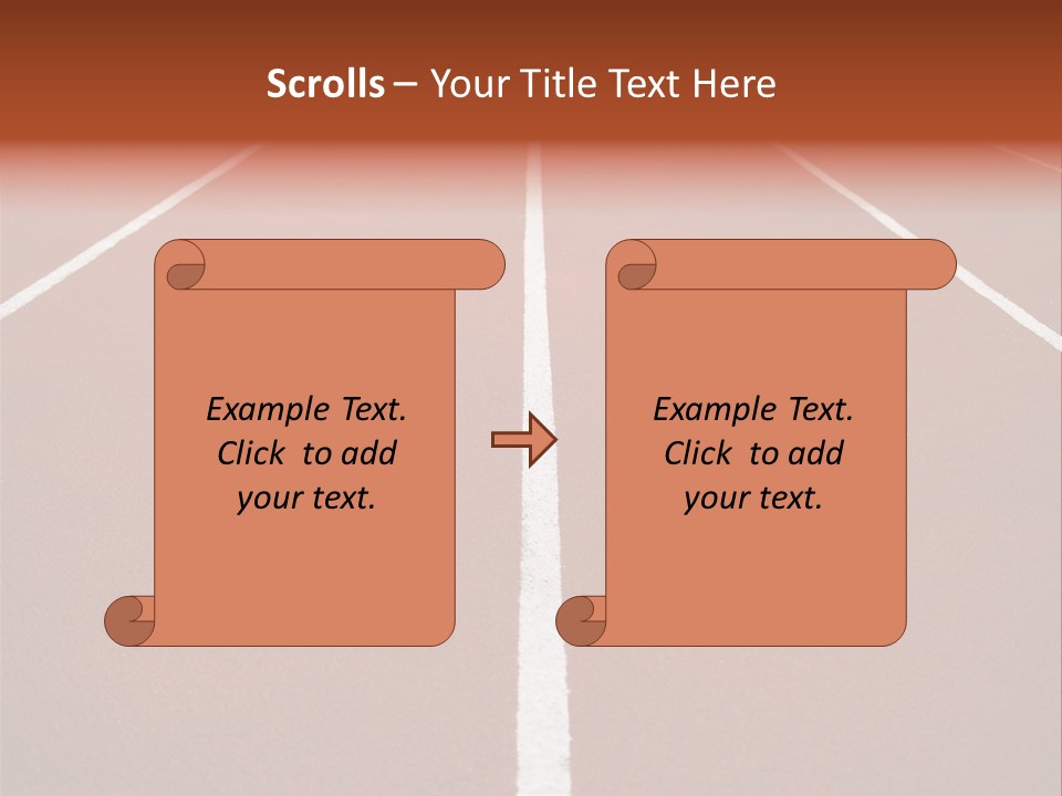 Race Track PowerPoint Template
