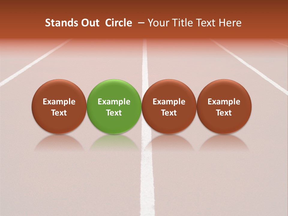 Race Track PowerPoint Template