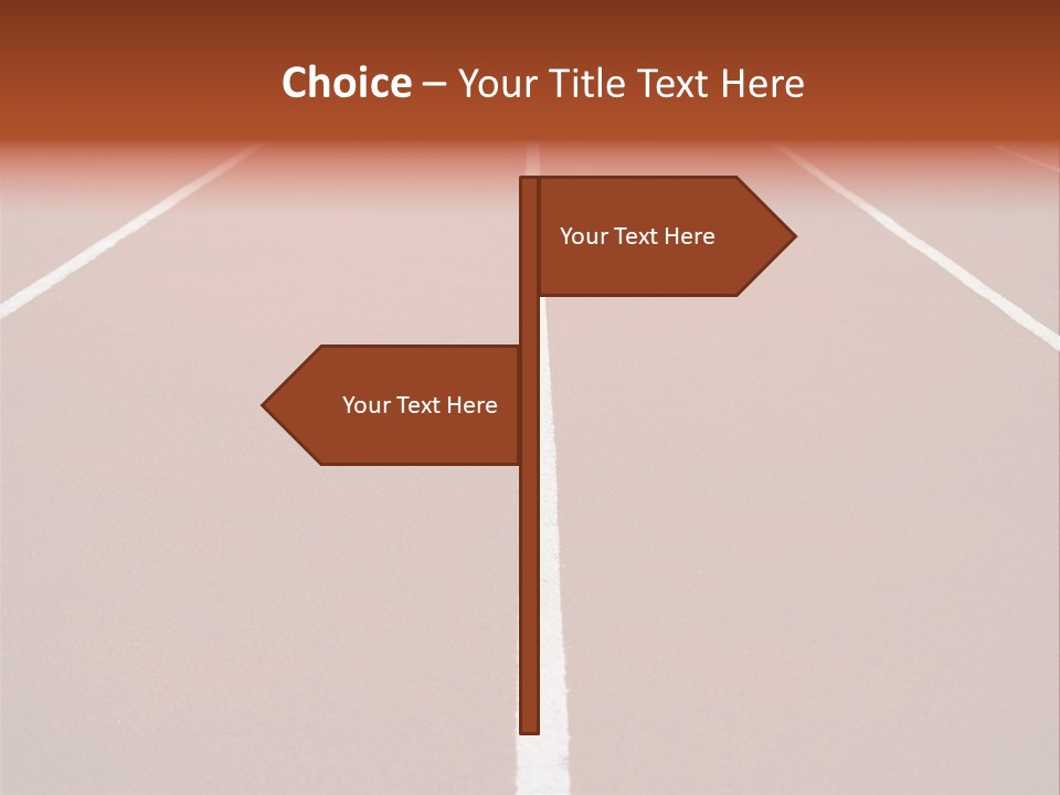 Race Track PowerPoint Template