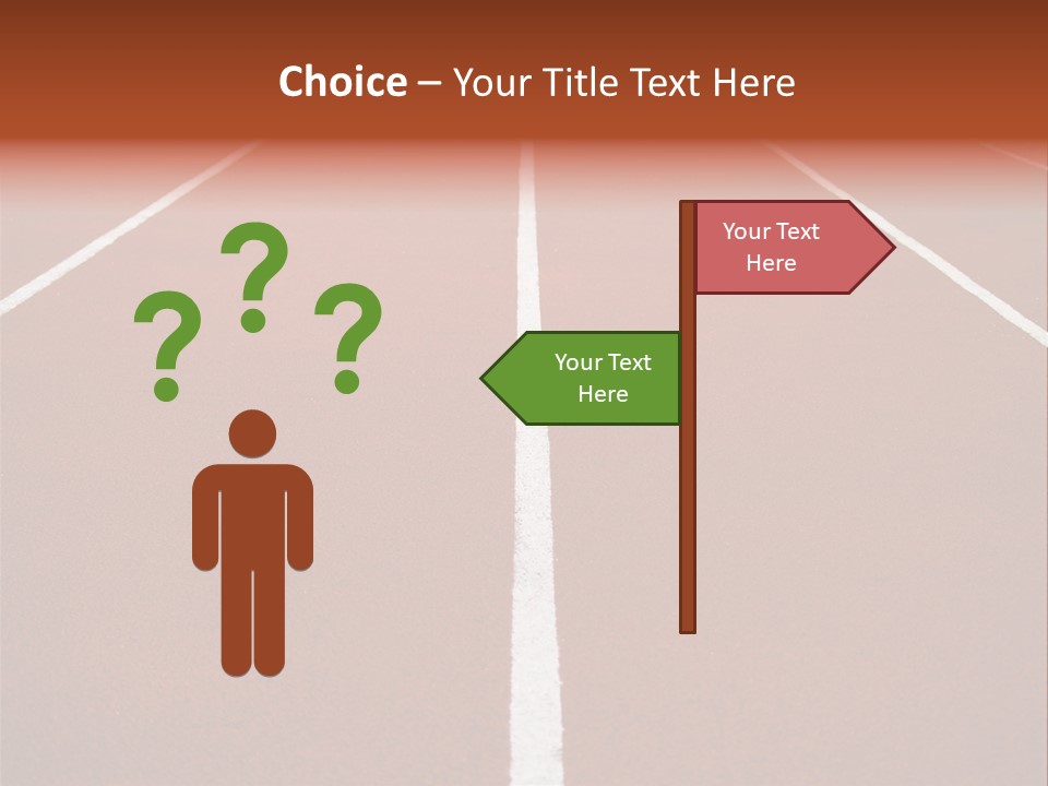 Race Track PowerPoint Template