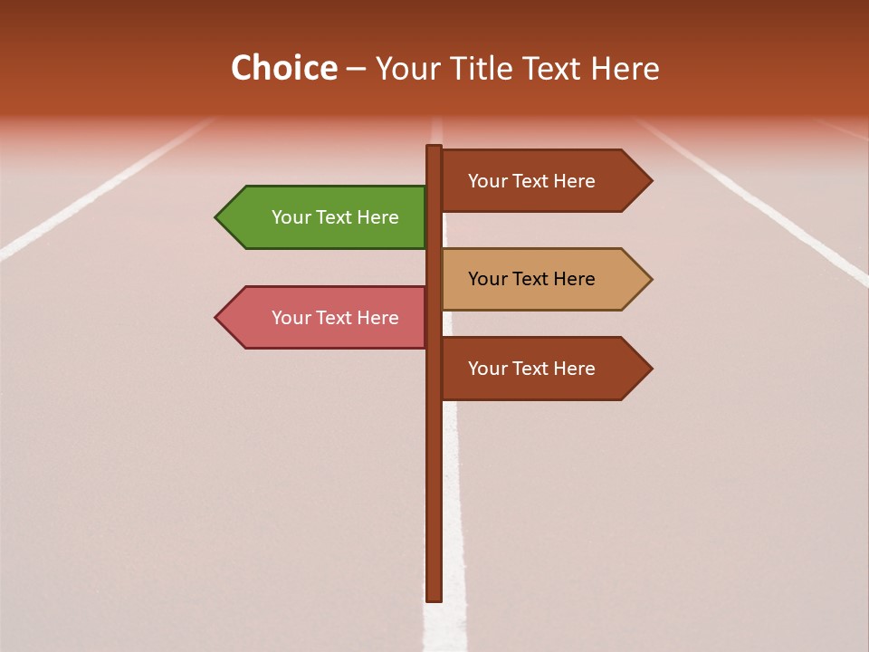 Race Track PowerPoint Template