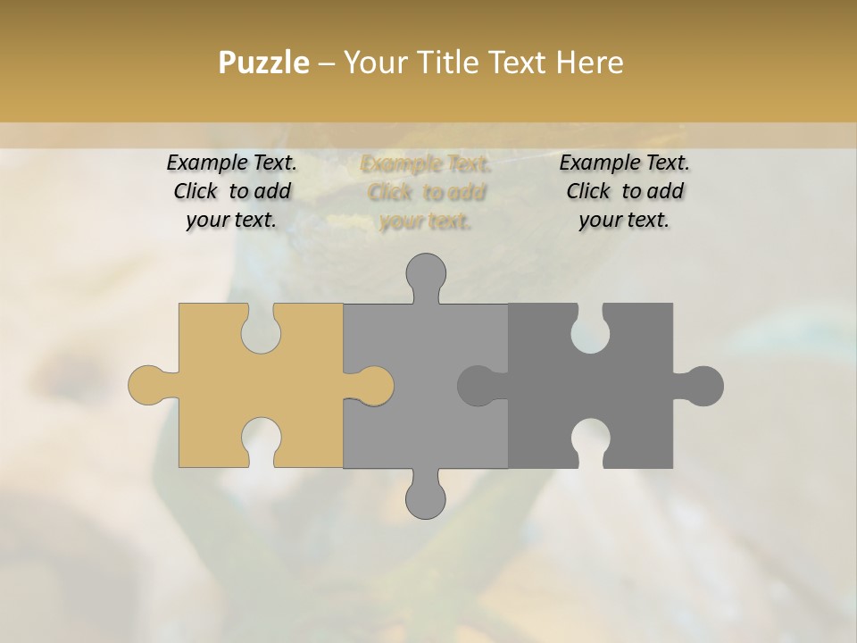 Anolis In Terrarium PowerPoint Template